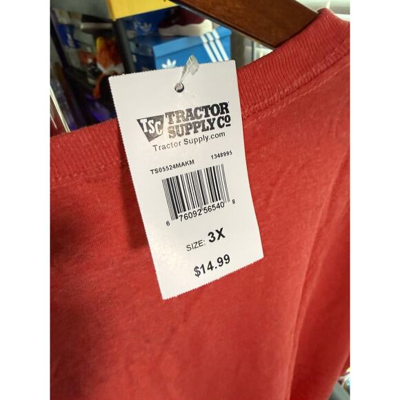 Mack Truck Bulldog Graphic T-shirt, Red, Mens Size 3XL - Picture 3 of 3